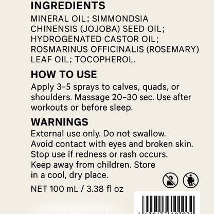 Instant-Relief Magnesium Spray